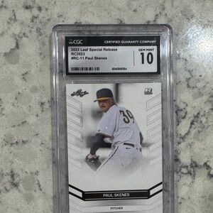 Leaf Special Edition Paul Skenes Baseball Card